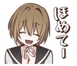 Sailor fuku girl Sticker Miki sticker #6822821