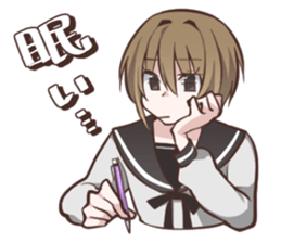 Sailor fuku girl Sticker Miki sticker #6822824