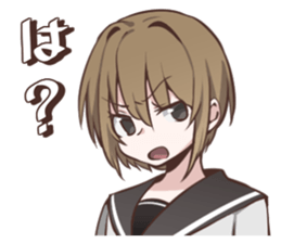 Sailor fuku girl Sticker Miki sticker #6822825