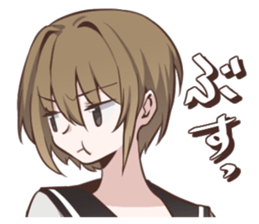 Sailor fuku girl Sticker Miki sticker #6822826