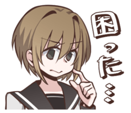 Sailor fuku girl Sticker Miki sticker #6822832