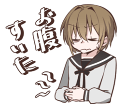 Sailor fuku girl Sticker Miki sticker #6822840