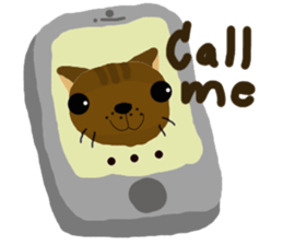 Chocolate-Brownie Cat sticker #6822943