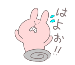 rabbit in kochi sticker #6823547