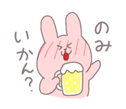 rabbit in kochi sticker #6823557