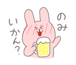 rabbit in kochi sticker #6823557