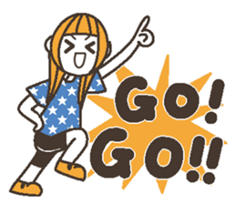 Words uplifting 7(cheering) sticker #6823789