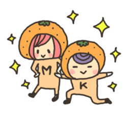 yuzu mikan2 sticker #6823975