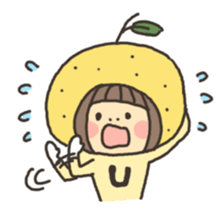 yuzu mikan2 sticker #6823982