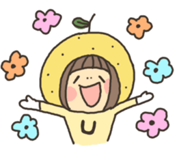 yuzu mikan2 sticker #6823984