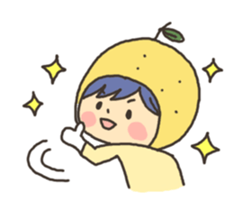 yuzu mikan2 sticker #6823985