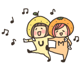 yuzu mikan2 sticker #6823988