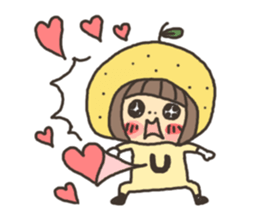 yuzu mikan2 sticker #6824000