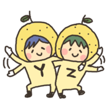 yuzu mikan2 sticker #6824005