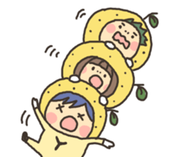 yuzu mikan2 sticker #6824007