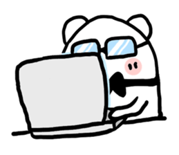 Polar Bear Sticker. sticker #6824031