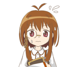 Mabook girl sticker #6825013