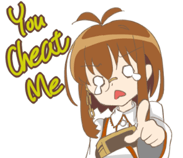 Mabook girl sticker #6825014