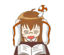 Mabook girl sticker #6825017