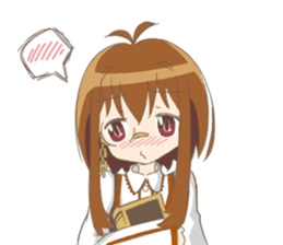 Mabook girl sticker #6825018