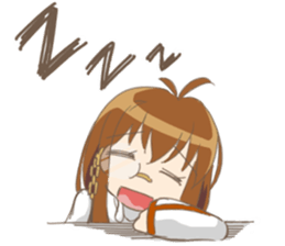 Mabook girl sticker #6825019