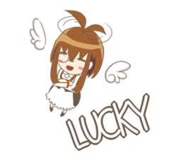 Mabook girl sticker #6825023