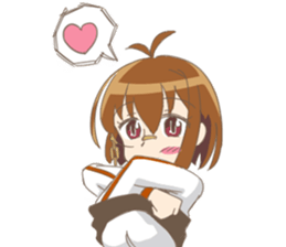 Mabook girl sticker #6825025