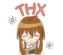 Mabook girl sticker #6825033