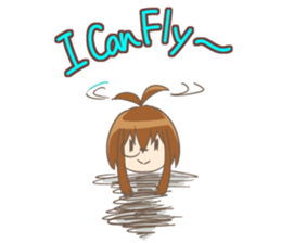 Mabook girl sticker #6825037