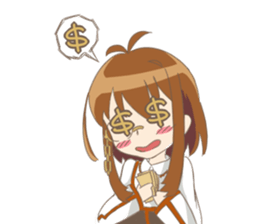 Mabook girl sticker #6825038