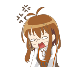 Mabook girl sticker #6825039