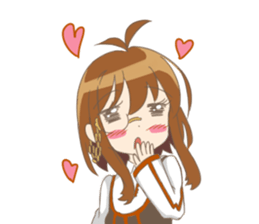 Mabook girl sticker #6825040