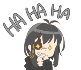 Mabook girl sticker #6825044