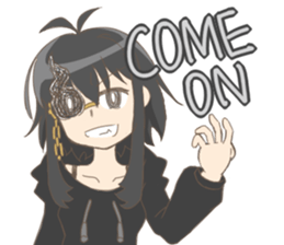 Mabook girl sticker #6825045