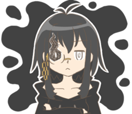 Mabook girl sticker #6825047