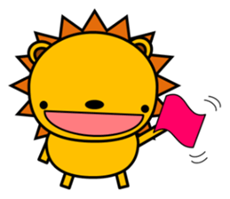 Cat named Rai wants to be lion. sticker #6825196