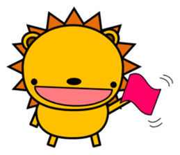 Cat named Rai wants to be lion. sticker #6825196