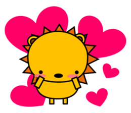 Cat named Rai wants to be lion. sticker #6825197