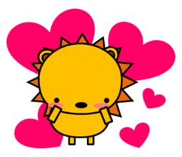 Cat named Rai wants to be lion. sticker #6825197