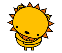 Cat named Rai wants to be lion. sticker #6825199