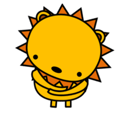 Cat named Rai wants to be lion. sticker #6825199