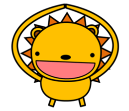 Cat named Rai wants to be lion. sticker #6825200