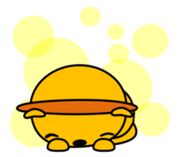 Cat named Rai wants to be lion. sticker #6825204