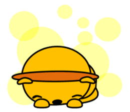 Cat named Rai wants to be lion. sticker #6825204