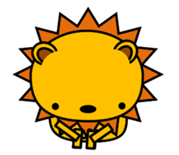 Cat named Rai wants to be lion. sticker #6825206