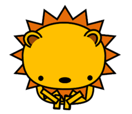 Cat named Rai wants to be lion. sticker #6825206
