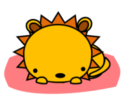 Cat named Rai wants to be lion. sticker #6825207