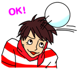 Play baseball and soccer in the U.S.A. sticker #6825426