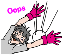 Play baseball and soccer in the U.S.A. sticker #6825433