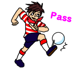 Play baseball and soccer in the U.S.A. sticker #6825443